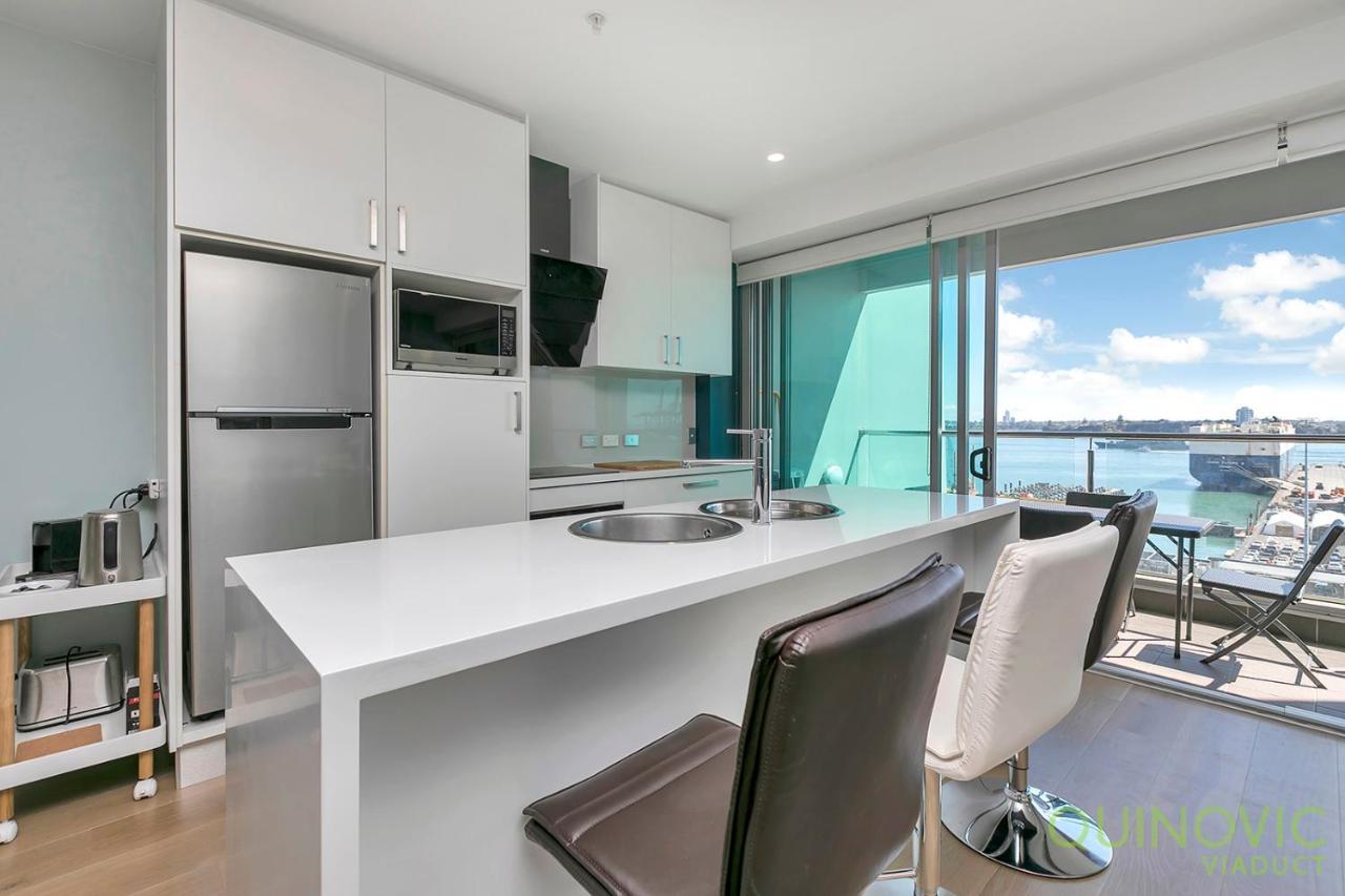 Qv Comfortable Waterfront Apartment - 848 Auckland Esterno foto